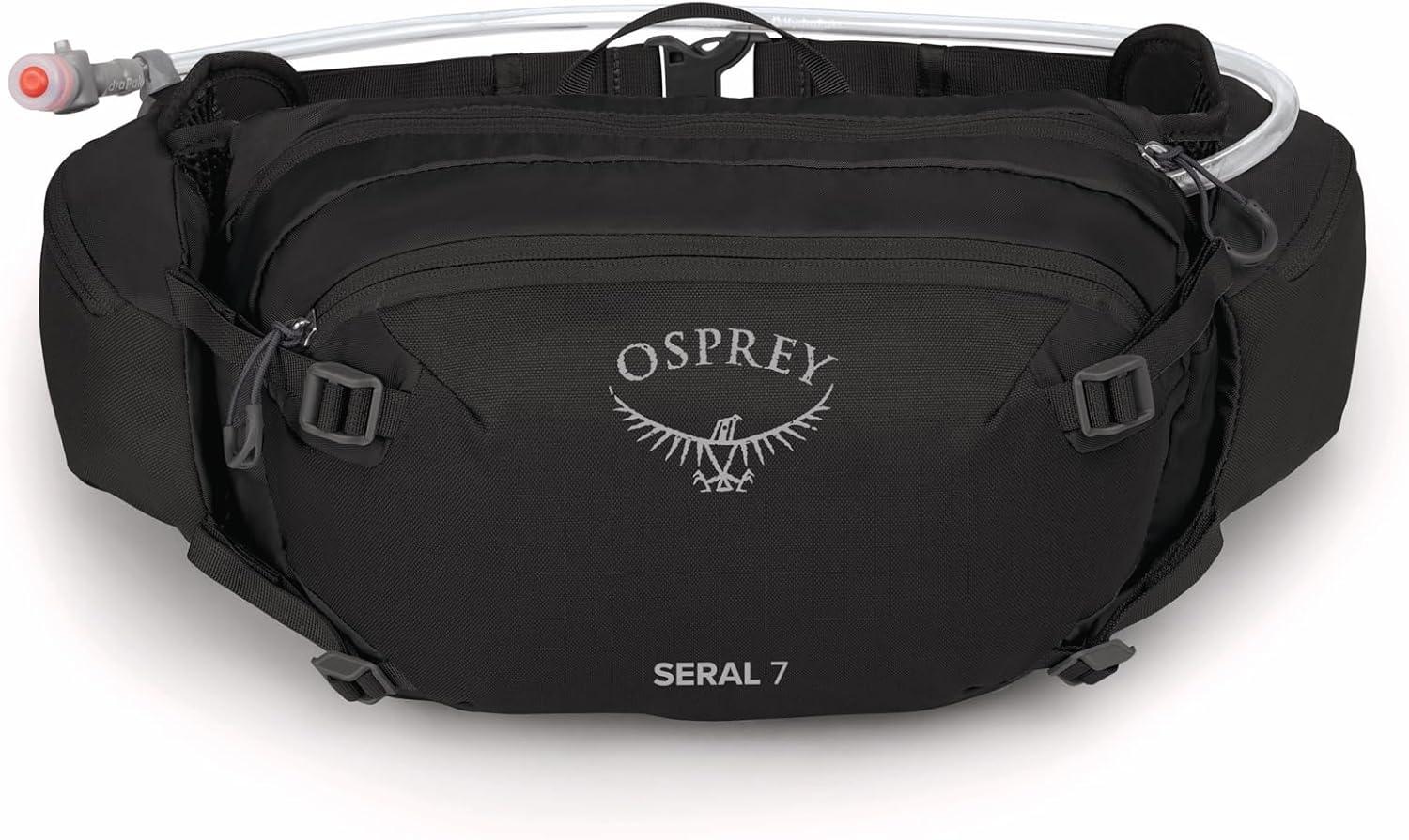 imageOsprey Seral Biking Waist Pack with Hydraulics Reservoir for Men and WomenBlack