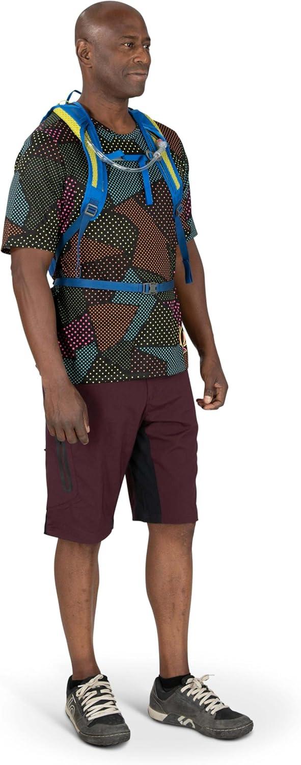 imageOsprey Siskin 8L Mens Biking Backpack with Hydraulics Reservoir Postal Blue