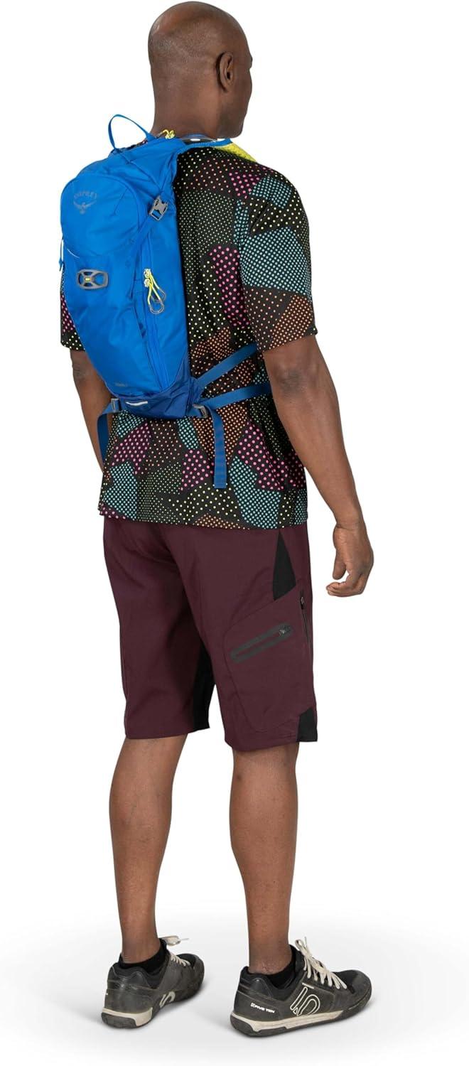 imageOsprey Siskin 8L Mens Biking Backpack with Hydraulics Reservoir Postal Blue