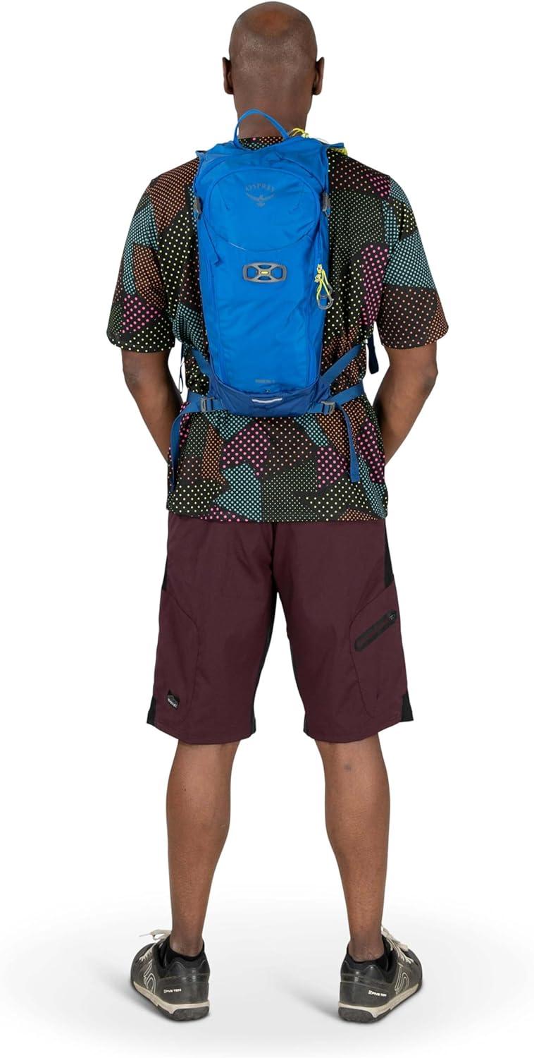 imageOsprey Siskin 8L Mens Biking Backpack with Hydraulics Reservoir Postal Blue