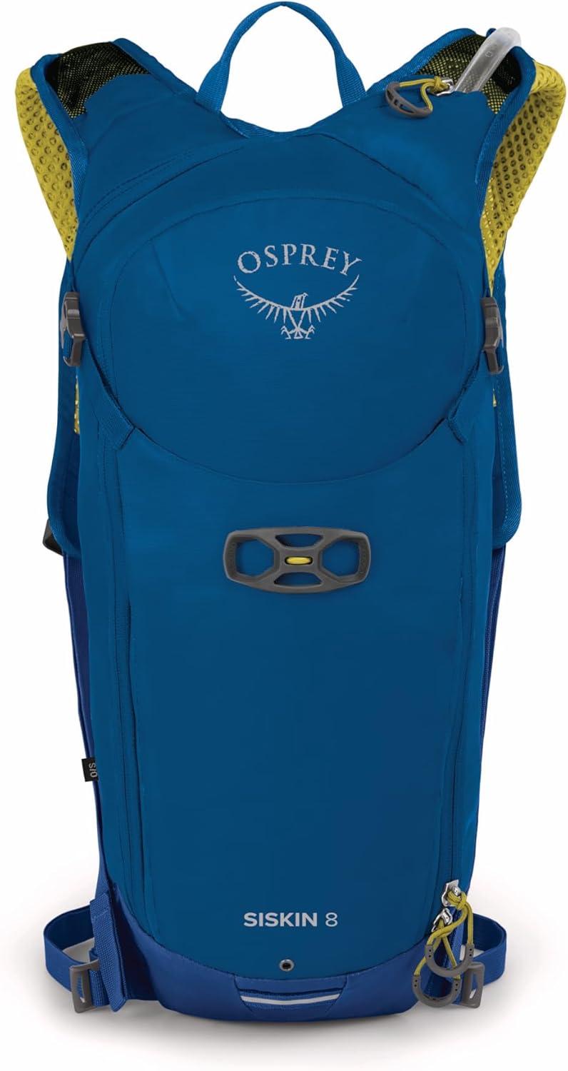 imageOsprey Siskin 8L Mens Biking Backpack with Hydraulics Reservoir Postal Blue
