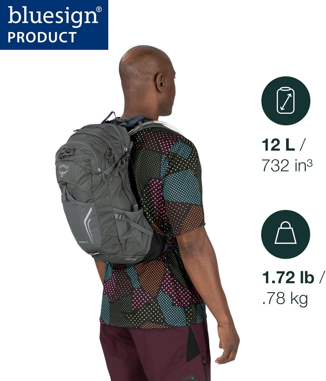 imageOsprey Syncro 12L Mens Hiking Backpack with Hydraulics Reservoir Coal GreyCoal Grey