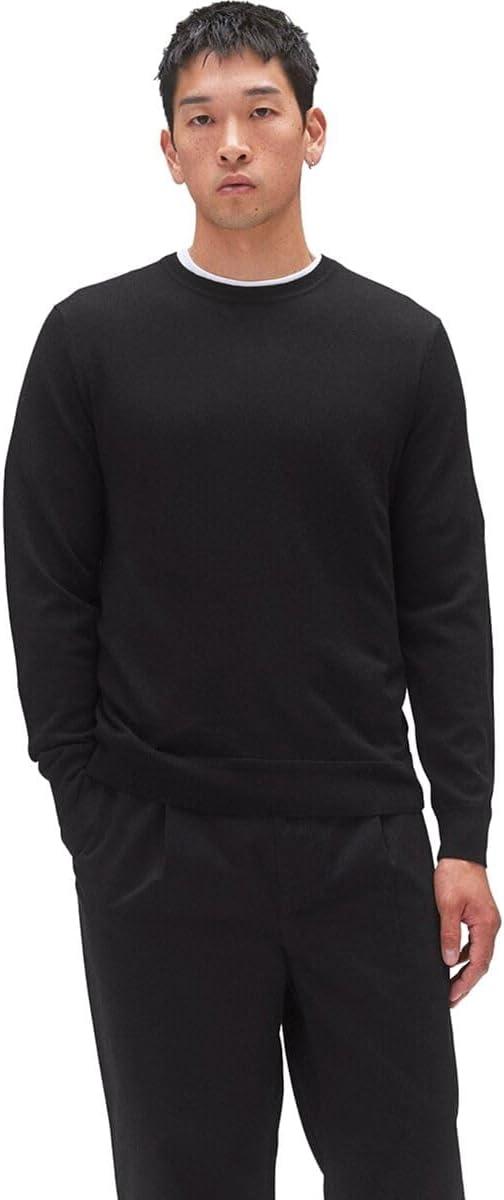 imageREIGNING CHAMP Lightweight Merino Harry Crewneck Sweater MensBlack