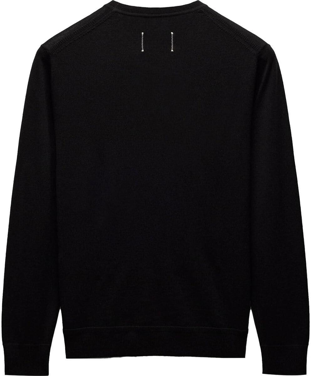 imageREIGNING CHAMP Lightweight Merino Harry Crewneck Sweater MensBlack