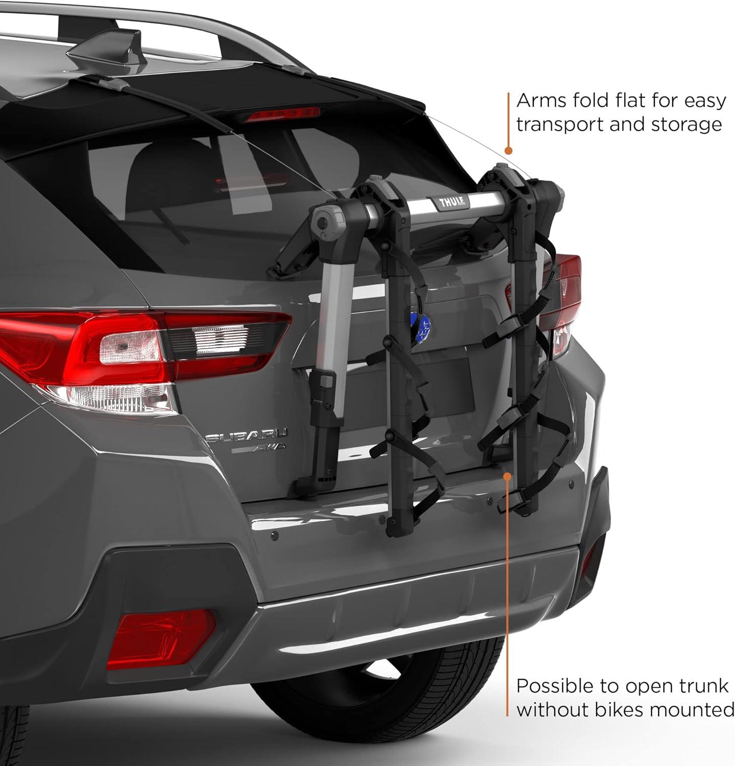 imageThule Outway Trunk Mount Bike Rack3 Bike Hanging