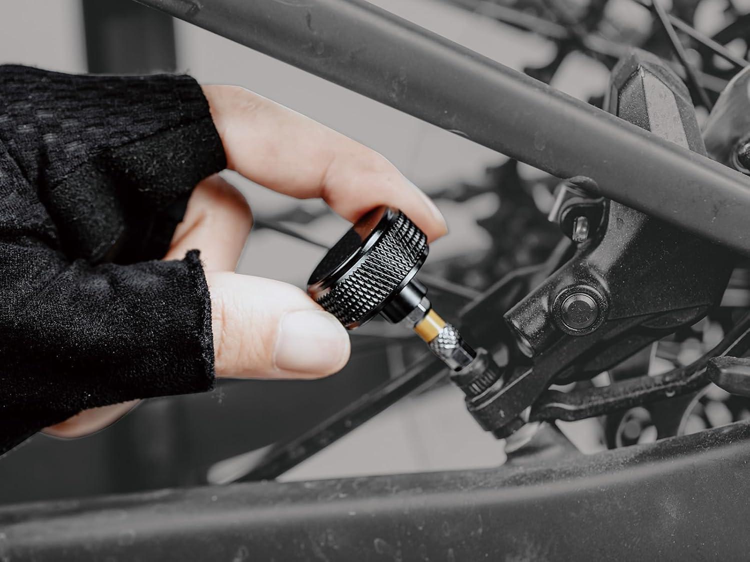 imageTopeak Torq Stick Pro 420 Nm Tool Box wTorqStick 420nm mini Ratchet Tool Finger bit Holder Speed Sleeve bit Holder 18 Tool bits 420Nm 18 Tool Bits210Nm 9 Tool Bits