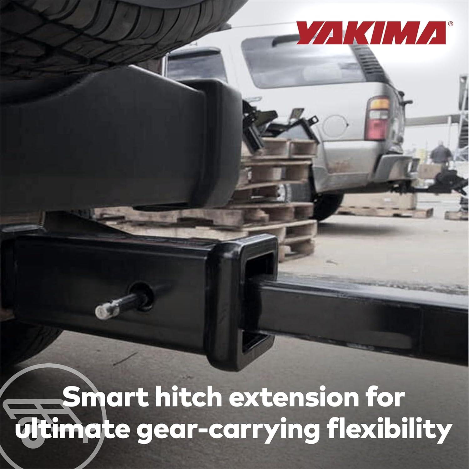 imageYakima StraightShot with Powder Coated Finish Type Threaded Pin and Heavy Duty Steel Construction for Bicycle and Car Racks Black