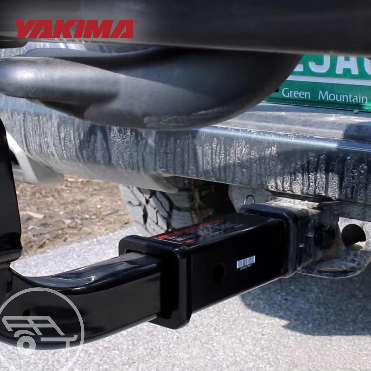 imageYakima StraightShot with Powder Coated Finish Type Threaded Pin and Heavy Duty Steel Construction for Bicycle and Car Racks Black