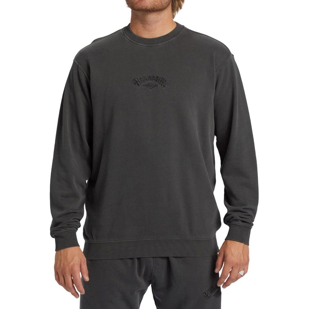 imageBillabong Mens Wave Washed Crewneck SweatshirtRaven