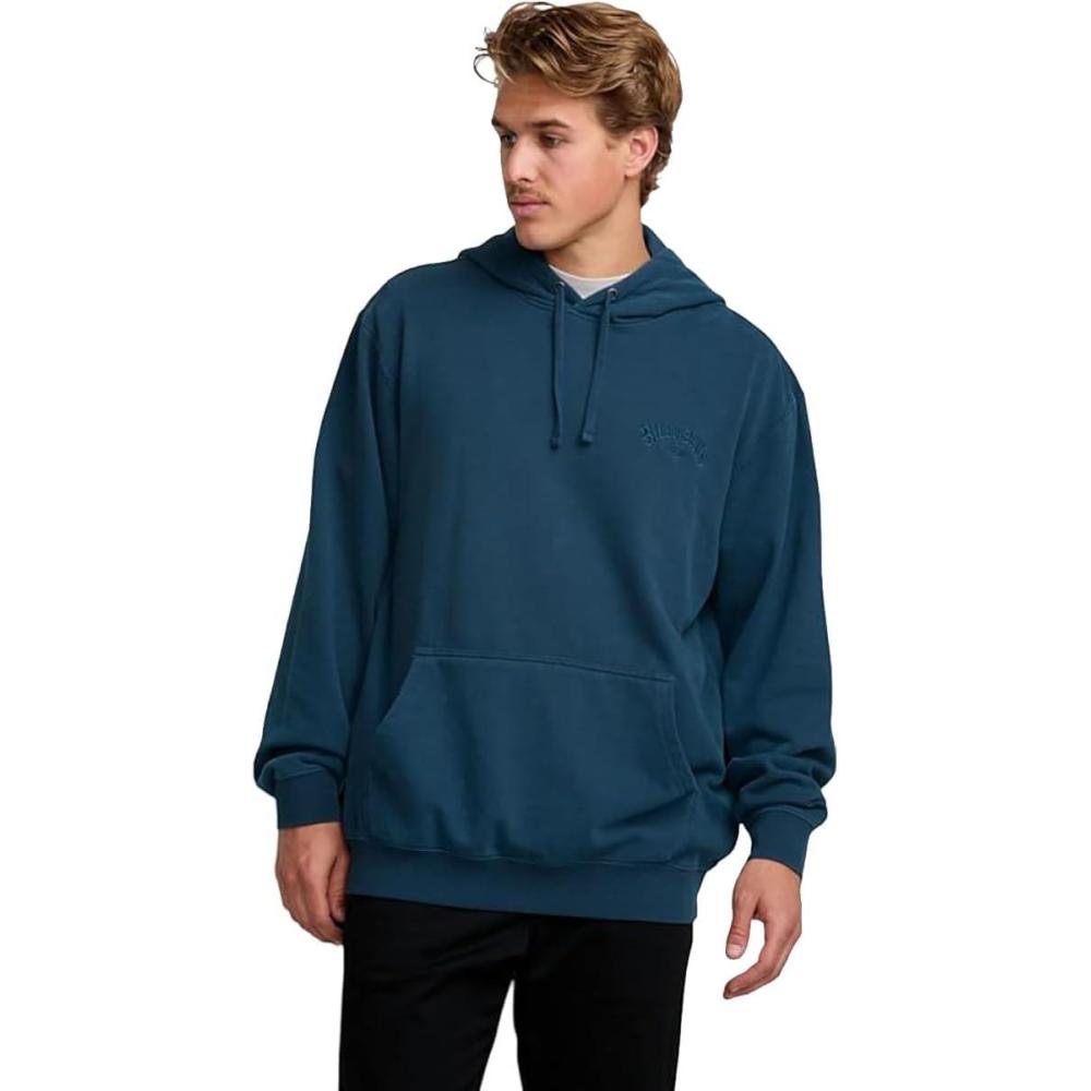 imageBillabong Mens Wave Washed Hoodie Fleece SweatshirtSlate Blue