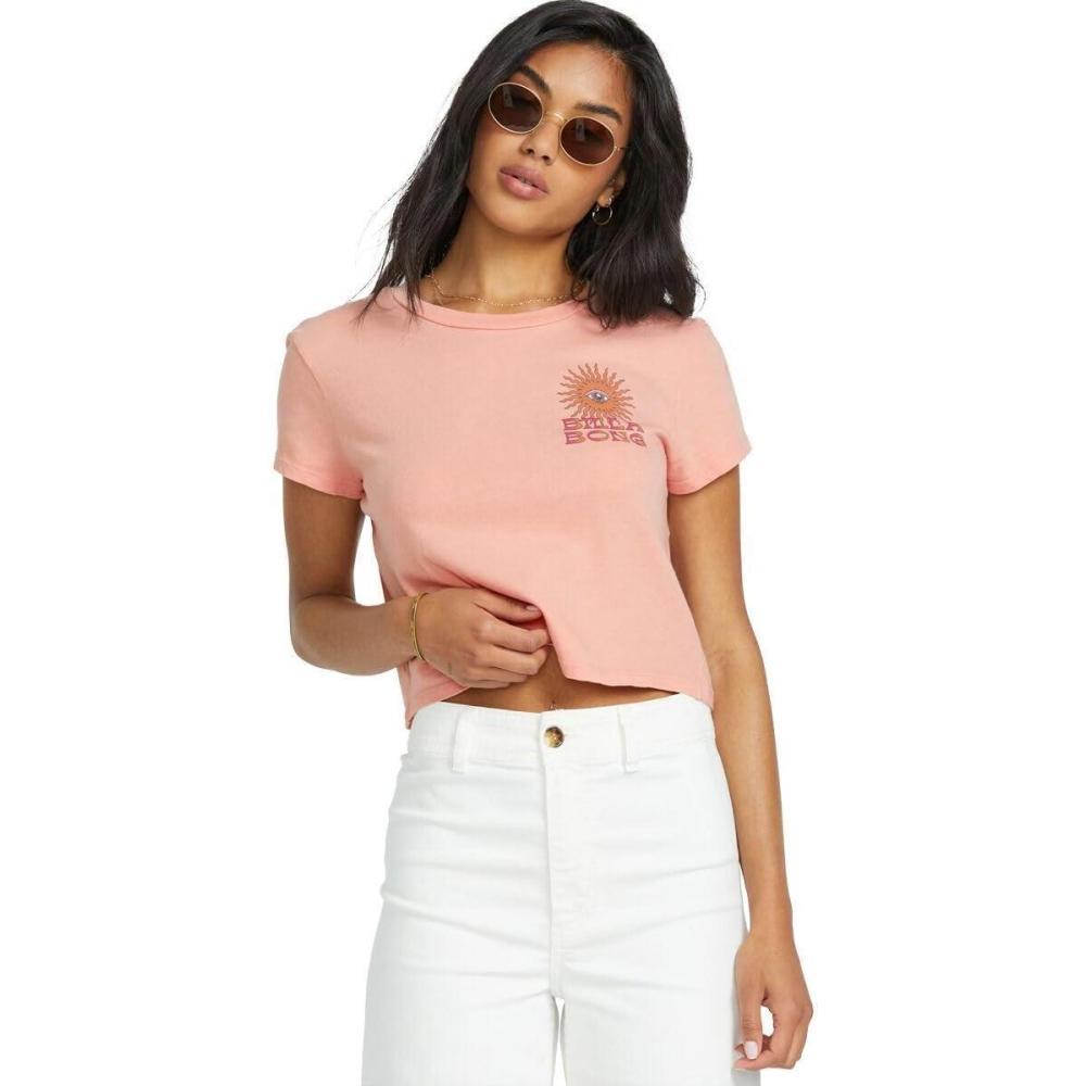 imageBillabong Womens Logo Crop Short Sleeve TeeFaded Rose