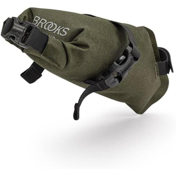 imageBrooks England Scape Saddle Roll BagMud Green