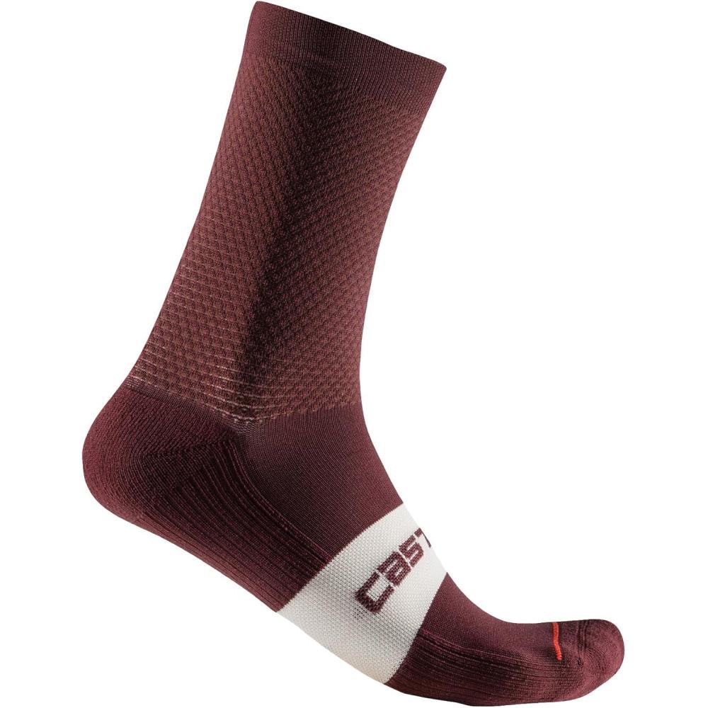 imageCASTELLI Espresso 15 Sock  MensDeep Bordeaux