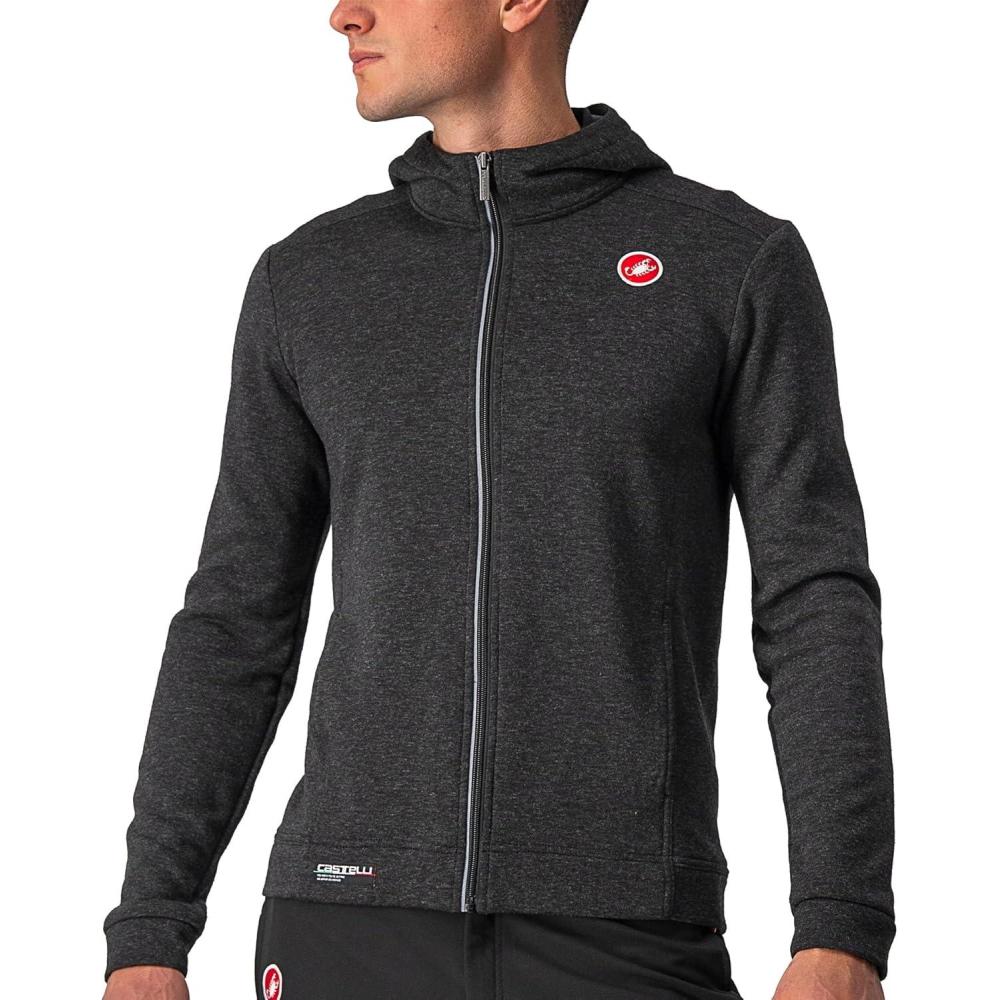 imageCASTELLI Milano FullZip Fleece Jacket MensLight Black