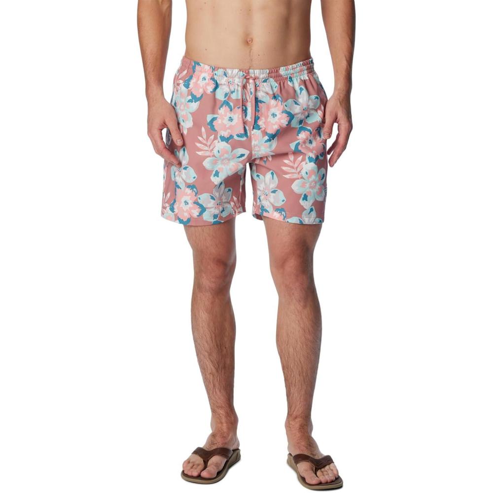 imageColumbia Mens PFG Rambler Water ShortSandalwood Pink Botanicraze