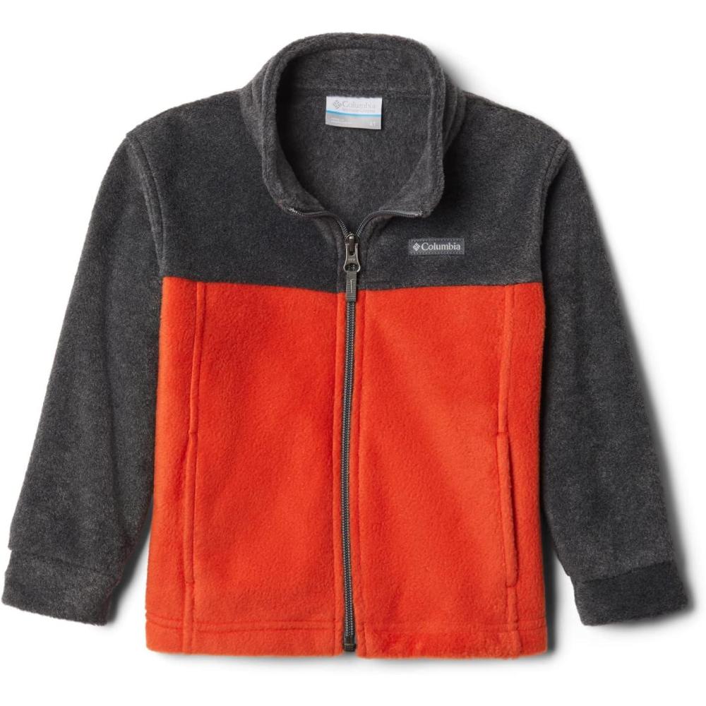 imageColumbia unisexbaby Steens Mt II FleeceBonfireCharcoal Heather