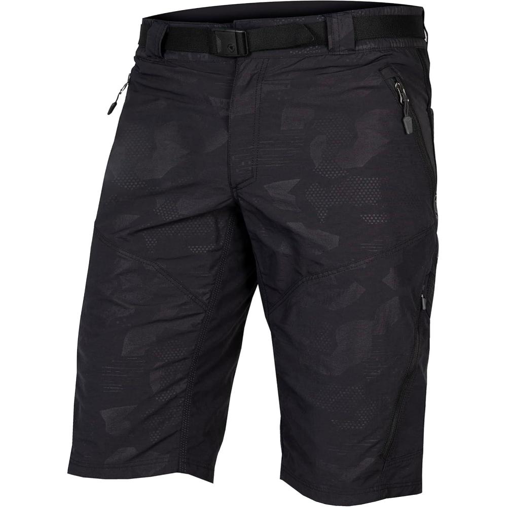imageEndura Mens Hummvee Mountain Bike Baggy Cycling Short with LinerBlack Camo