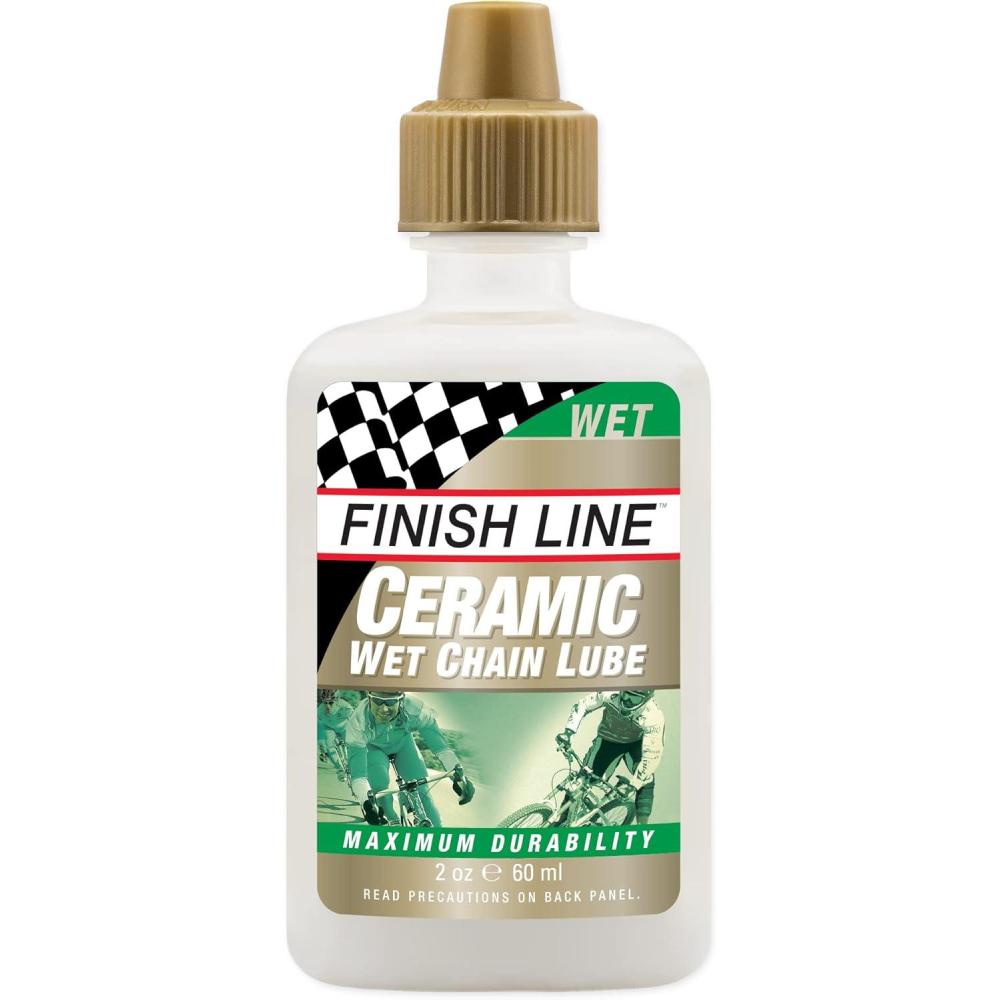 imageFinish Line Ceramic WET Bicycle Chain Lube 4Ounce Drip Squeeze Bottle2 oz