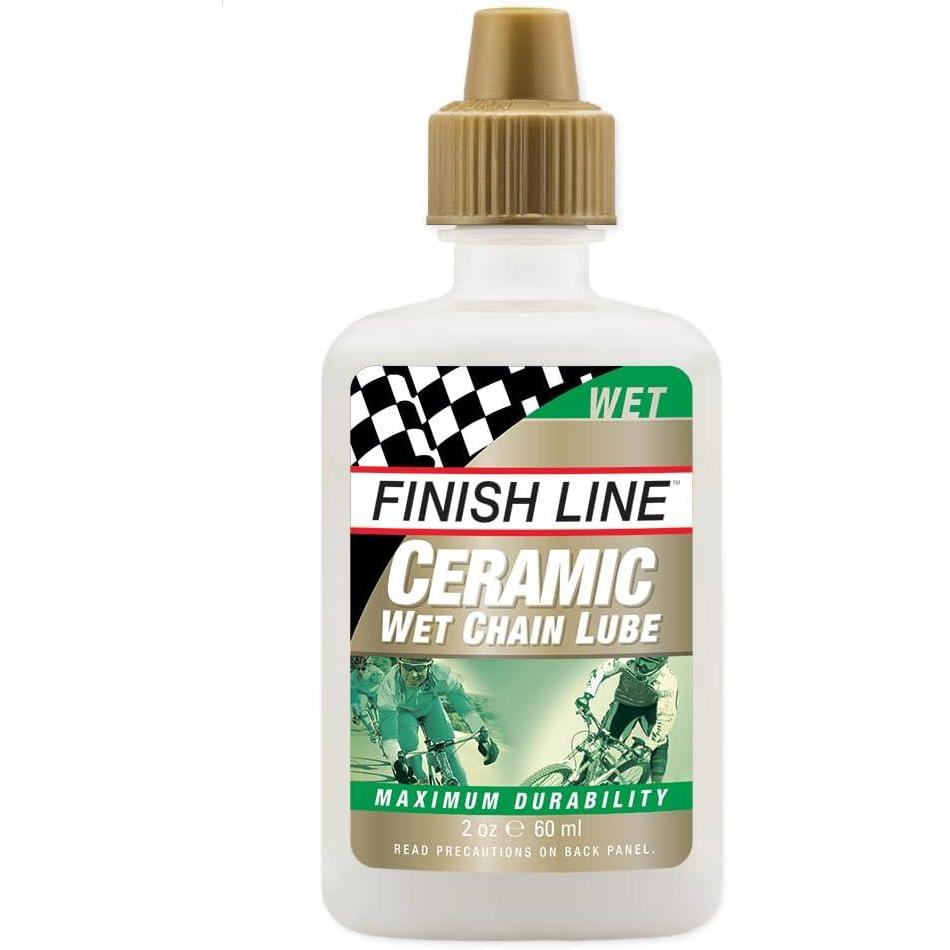 imageFinish Line Ceramic WET Bicycle Chain Lube 4Ounce Drip Squeeze Bottle4 oz