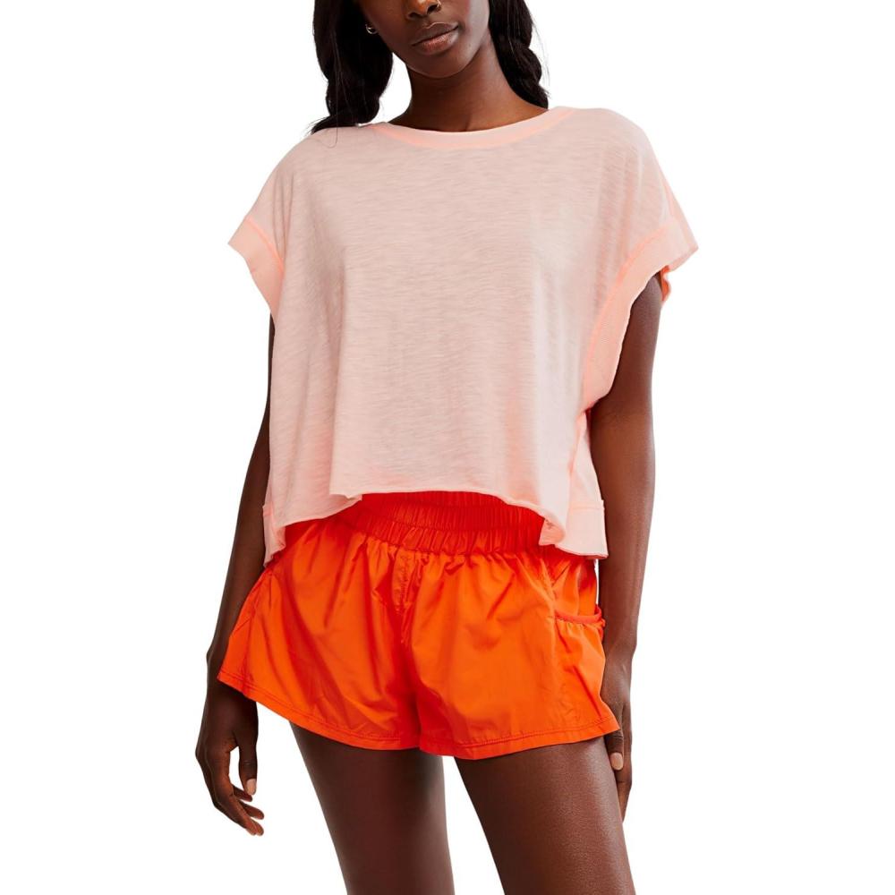 imageFree People Womens My Time TeePastel Peach Combo