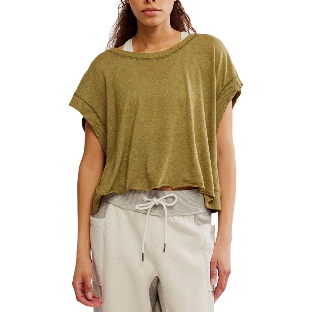 imageFree People Womens My Time TeeSeagrass
