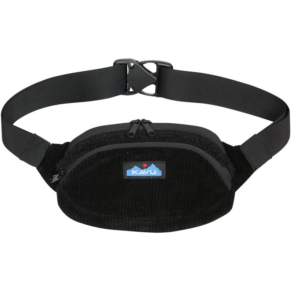 imageKAVU Snuggy Spectator Belt Bag Fleece Cord Hip Fanny PackShadow