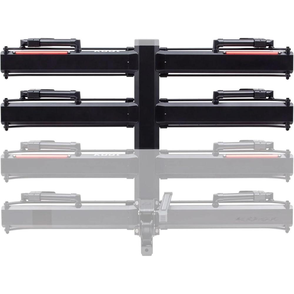 imageKUAT Piston Pro X 1Bike AddOn  Rugged Durable KashimaCoated Portable No Frame Contact EasytoAttach Bicycle Rack Expansion Kit Compatible with 2quot Piston Pro X LED Hitch Rack2Bike Capacity