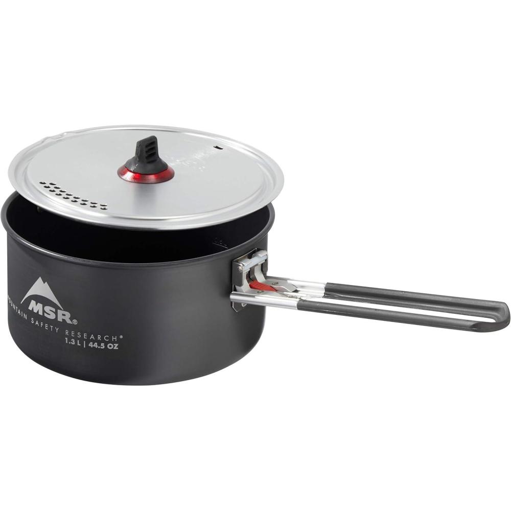 imageMSR 13 Liter Nonstick Ceramic Coated Solo Camping Cook Pot Black