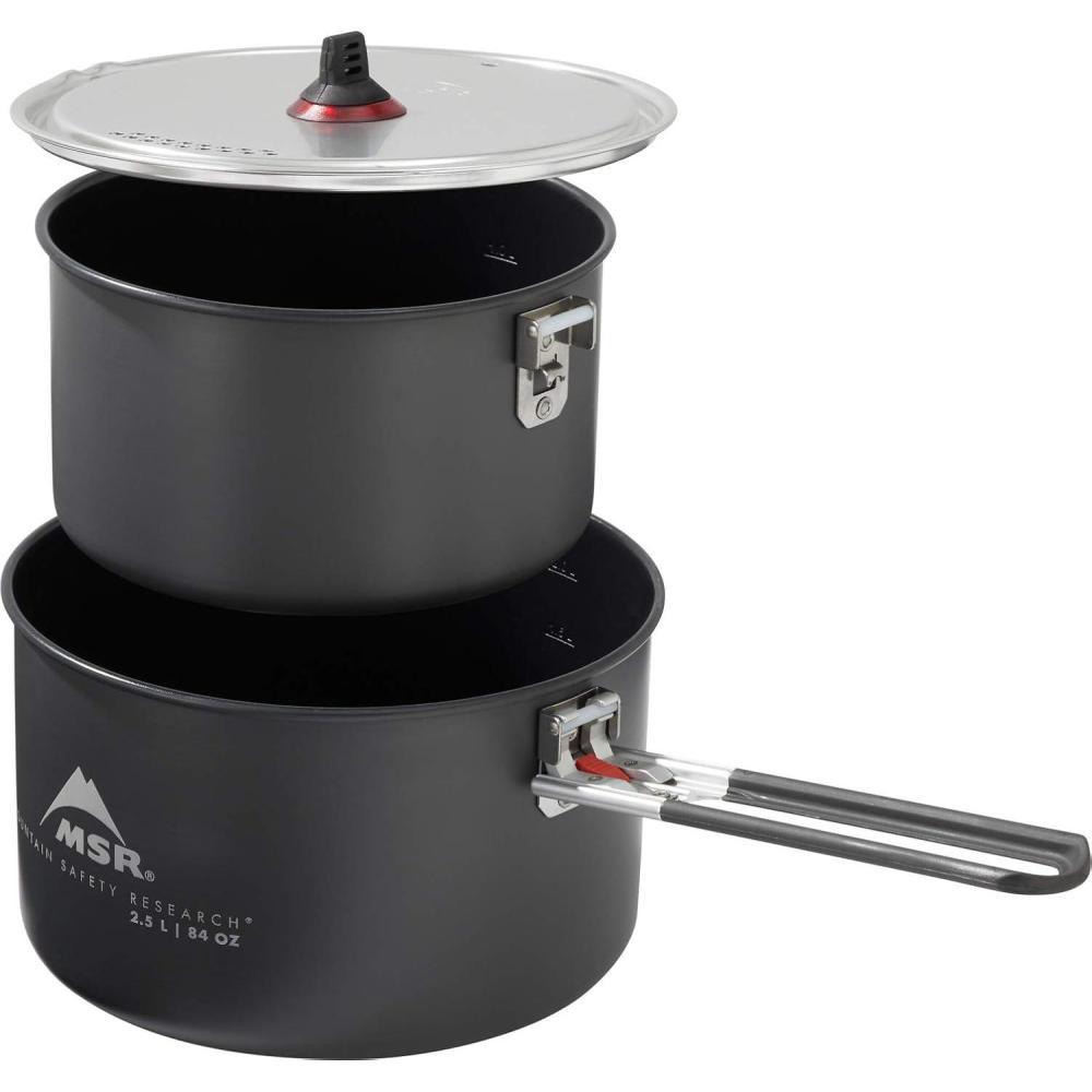 imageMSR Nonstick Ceramic Coated 2Pot Camping Cook Set