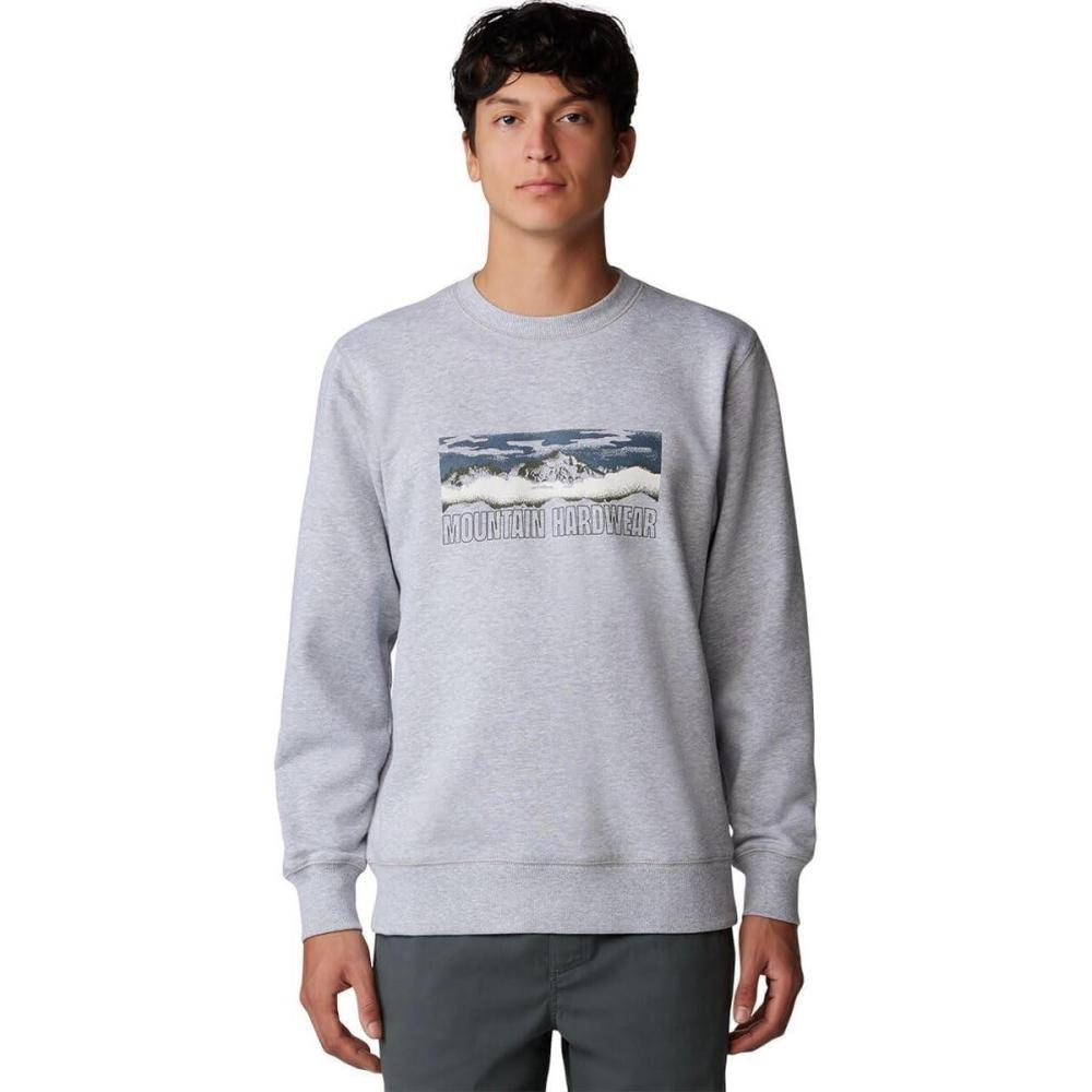 imageMountain Hardwear Mens Mt Whitney Crew SweatshirtHardwear Grey Heather