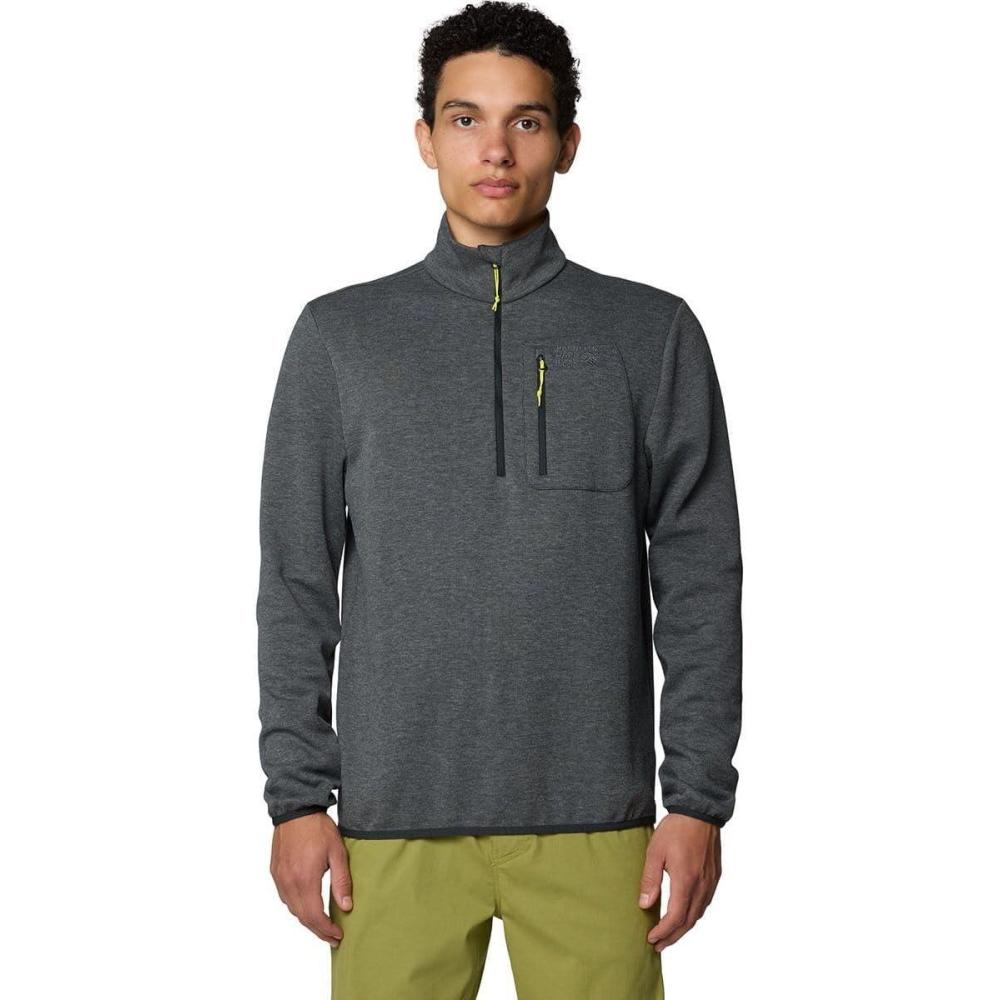 imageMountain Hardwear Route Out 12Zip Pullover  Mens Stealth Grey M