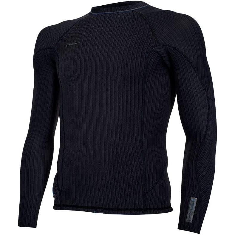 imageONeill Mens Hyperfreak CompX 2mm Long Sleeve Wetsuit TopBlackBlack