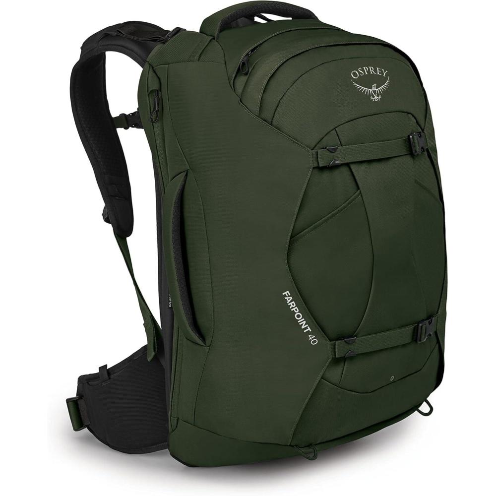 imageOsprey Farpoint 55L Mens Travel Backpack Gopher GreenGopher Green