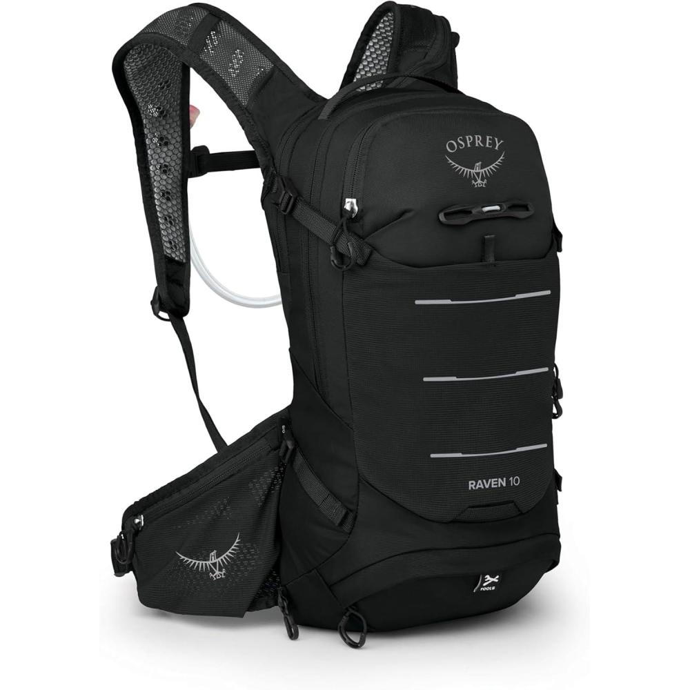 imageOsprey Raven 10L Womens Mountain Biking Backpack with Hydraulics ReservoirBlack