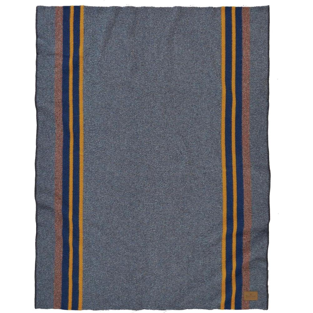 imagePendleton Yakima Throw 54quot x 66quot  Wool Cotton Soft and Durable Wool Throw for Home and Travel  Green HeatherLake