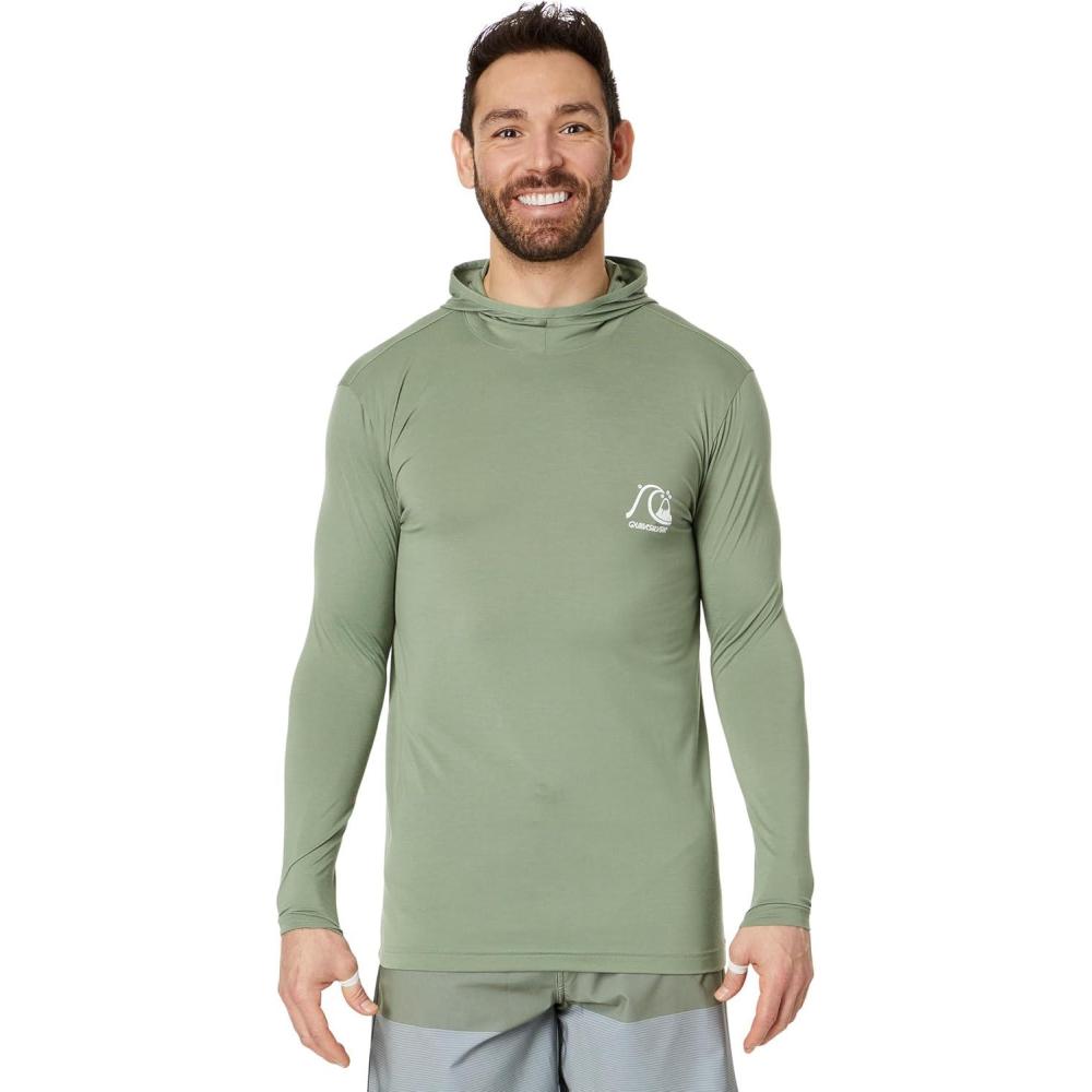 imageQuiksilver DNA Long Sleeve Hooded Surf TeeSea Spray