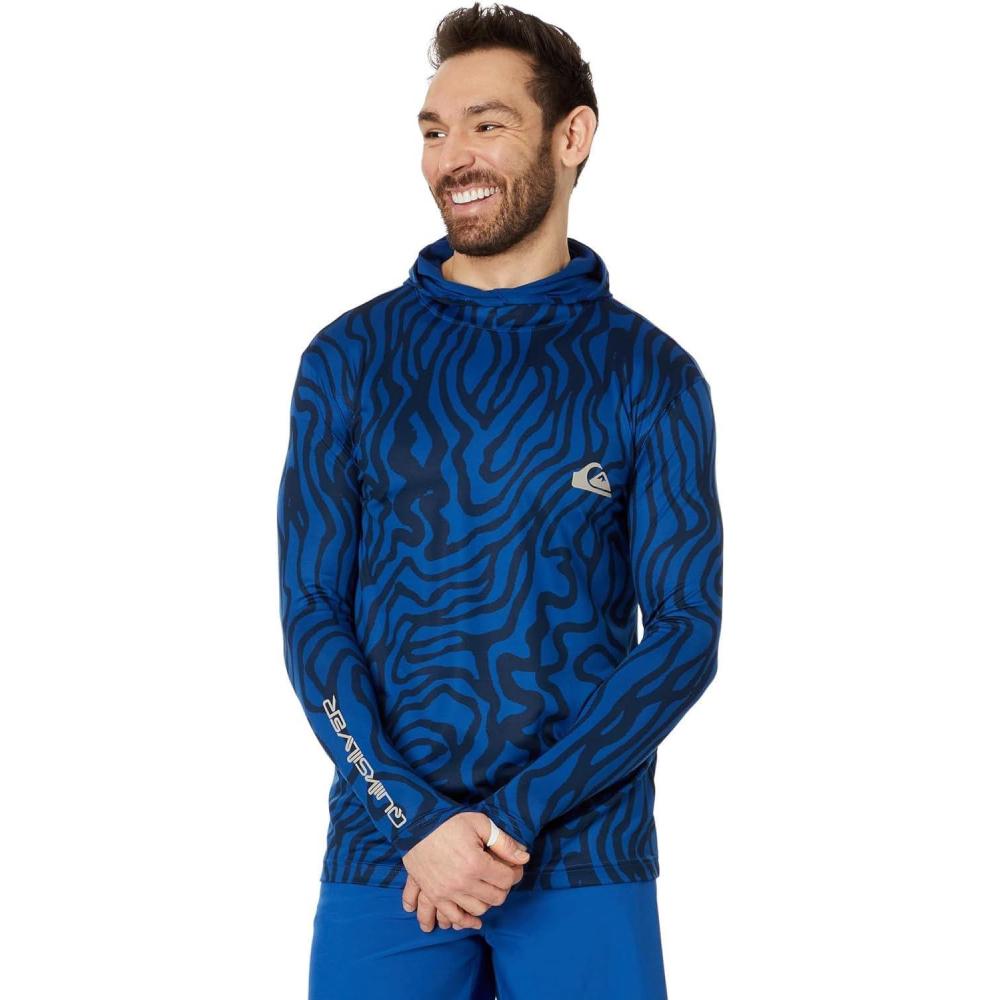 imageQuiksilver Mens Everyday Surf Tee HoodieMonaco Blue