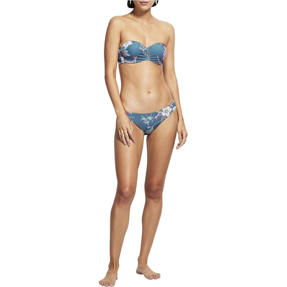 imageSeafolly Womens Hipster Bikini Bottom SwimsuitBalinese Retreat Peacock Blue