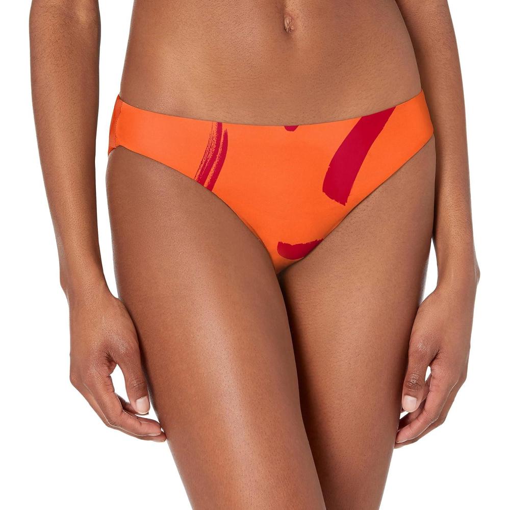 imageSeafolly Womens Hipster Bikini Bottom SwimsuitNew Wave Spicy Orange