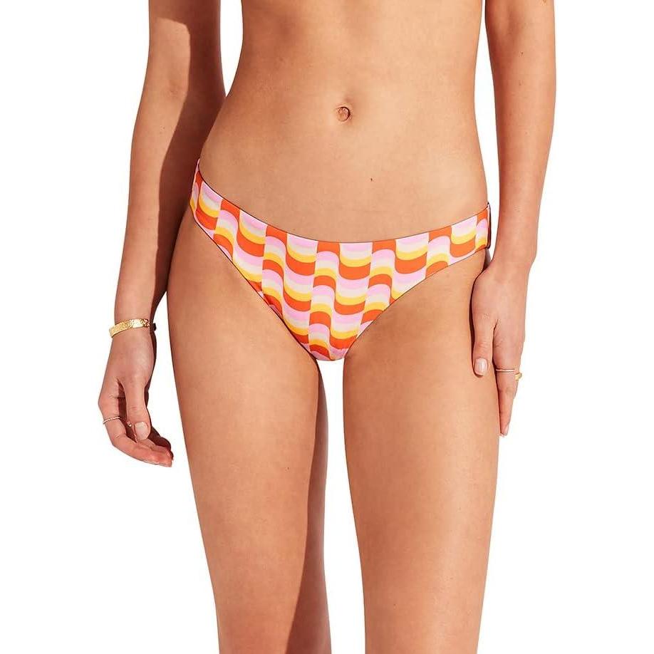imageSeafolly Womens Standard Hipster Full Coverage Bikini Bottom SwimsuitModern Take Mandarin