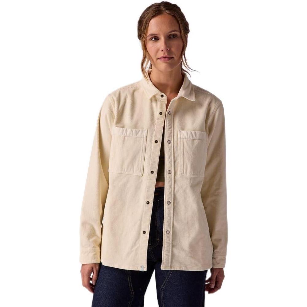 imageStoic All Hail The Wale Overshirt WomensEgret