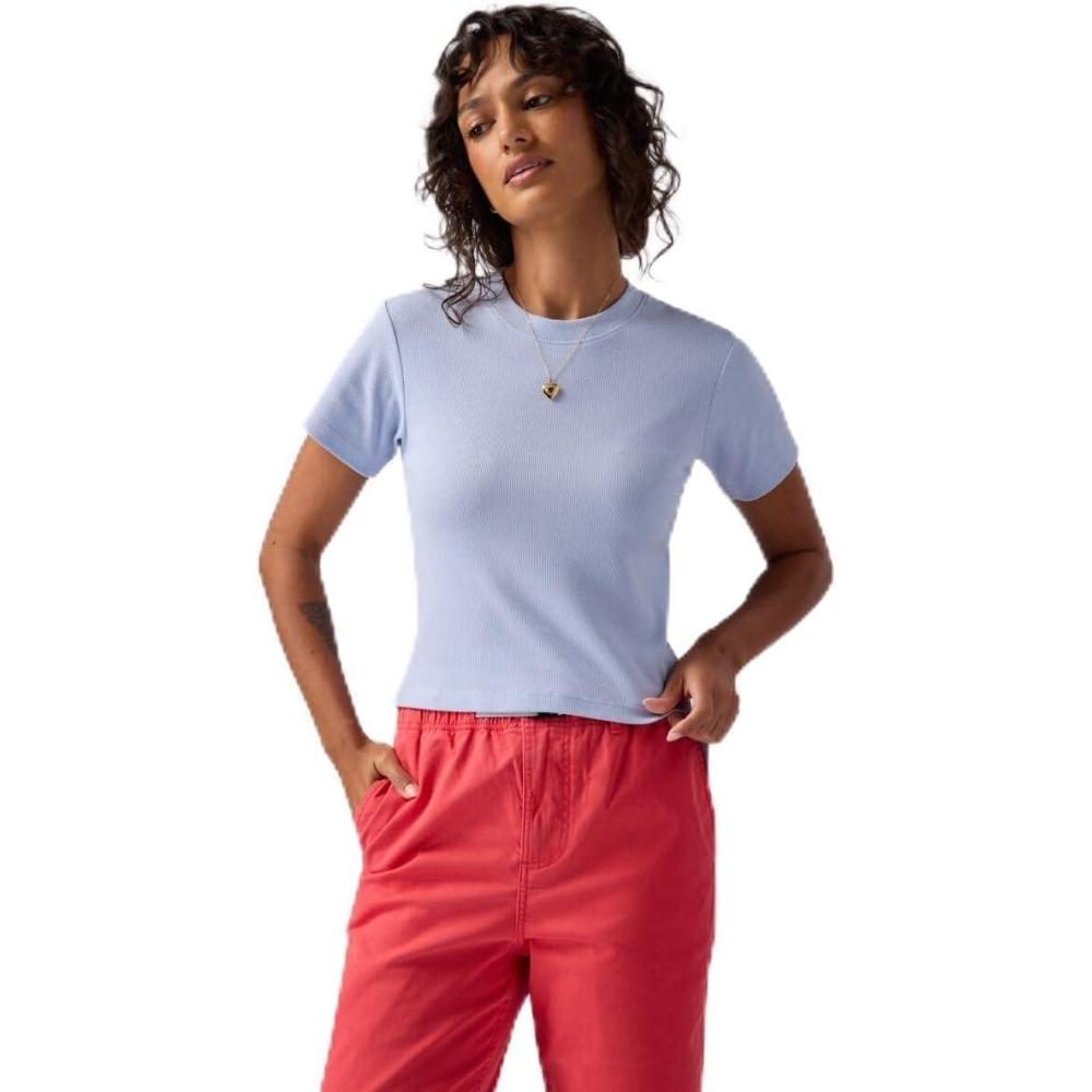 imageStoic Tiny TShirt  WomensSoft Chambray