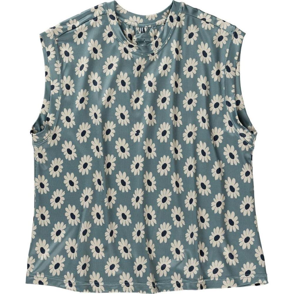 imageTHE GREAT Outdoors The Boxy Trail Tank  WomensFalling Daisy