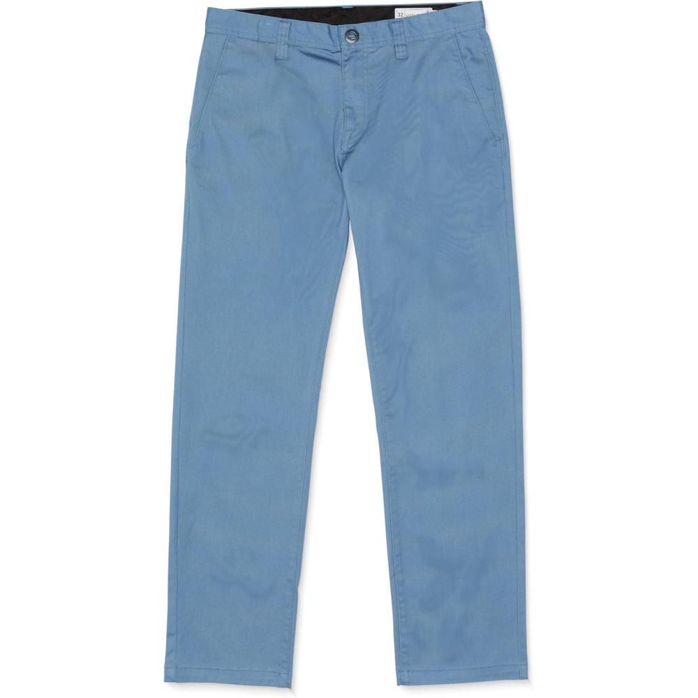 imageVolcom Mens Frickin Modern Fit Stretch Chino PantBlueberry