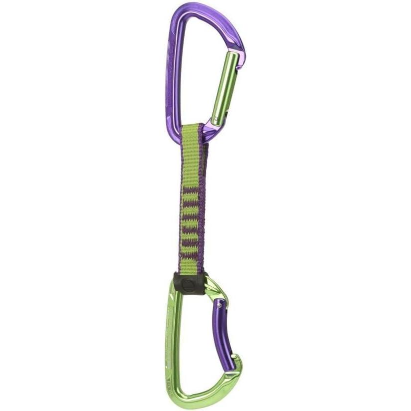 imageWild Country Session Rock Climbing Quickdraw Durable Quickdraw with Lightweight Aluminum Carabiners17 cm