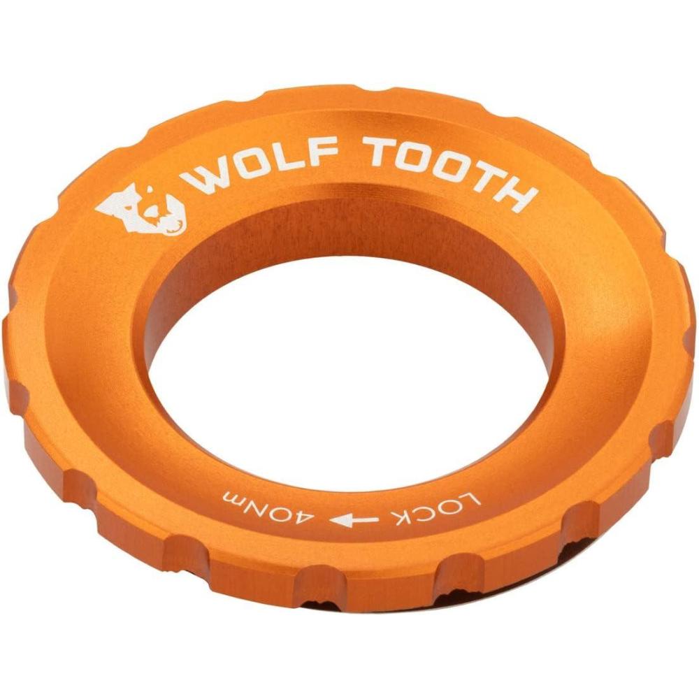 imageWolf Tooth Centerlock Rotor Lockring SilverOrange