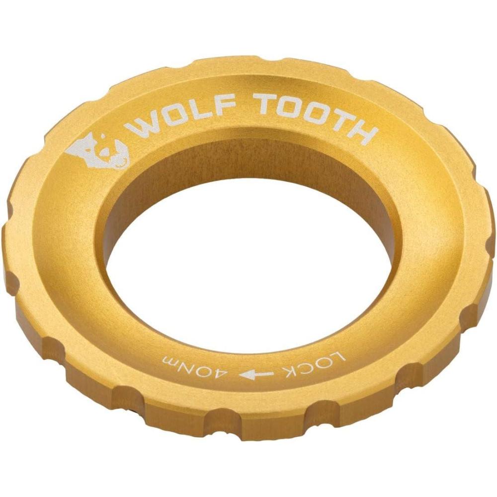 imageWolf Tooth Centerlock Rotor Lockring Silvergold