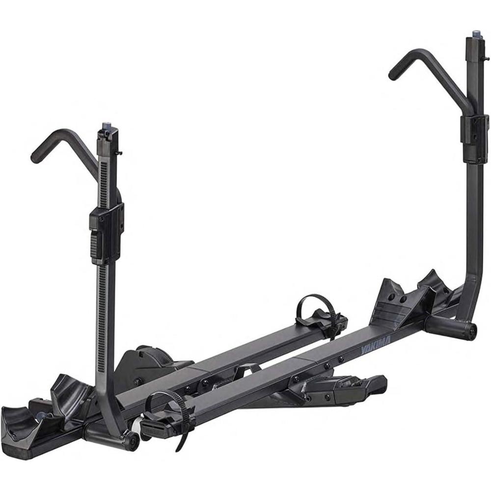 imageYakima Platform Hitch Bike Rack Rear Vehicle Bicycle Carrier with Tilting Tray for 2 Bikes StageTwo 125 Anthracite