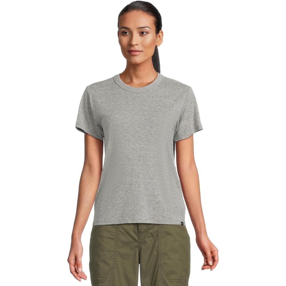 imageprAna Womens Cozy Up Ss CrewHeather Grey