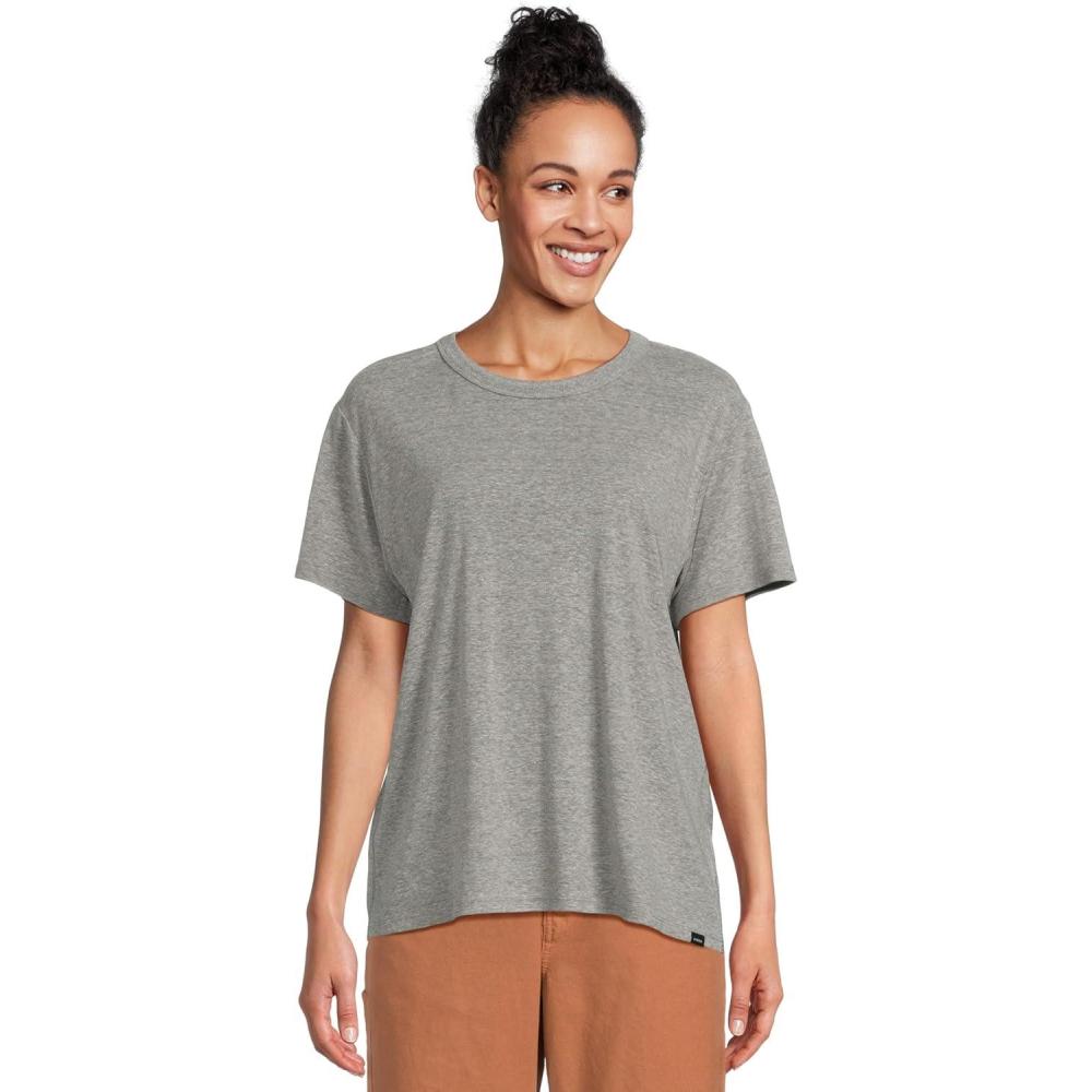 imageprAna Womens Cozy Up Ss CrewRye Green